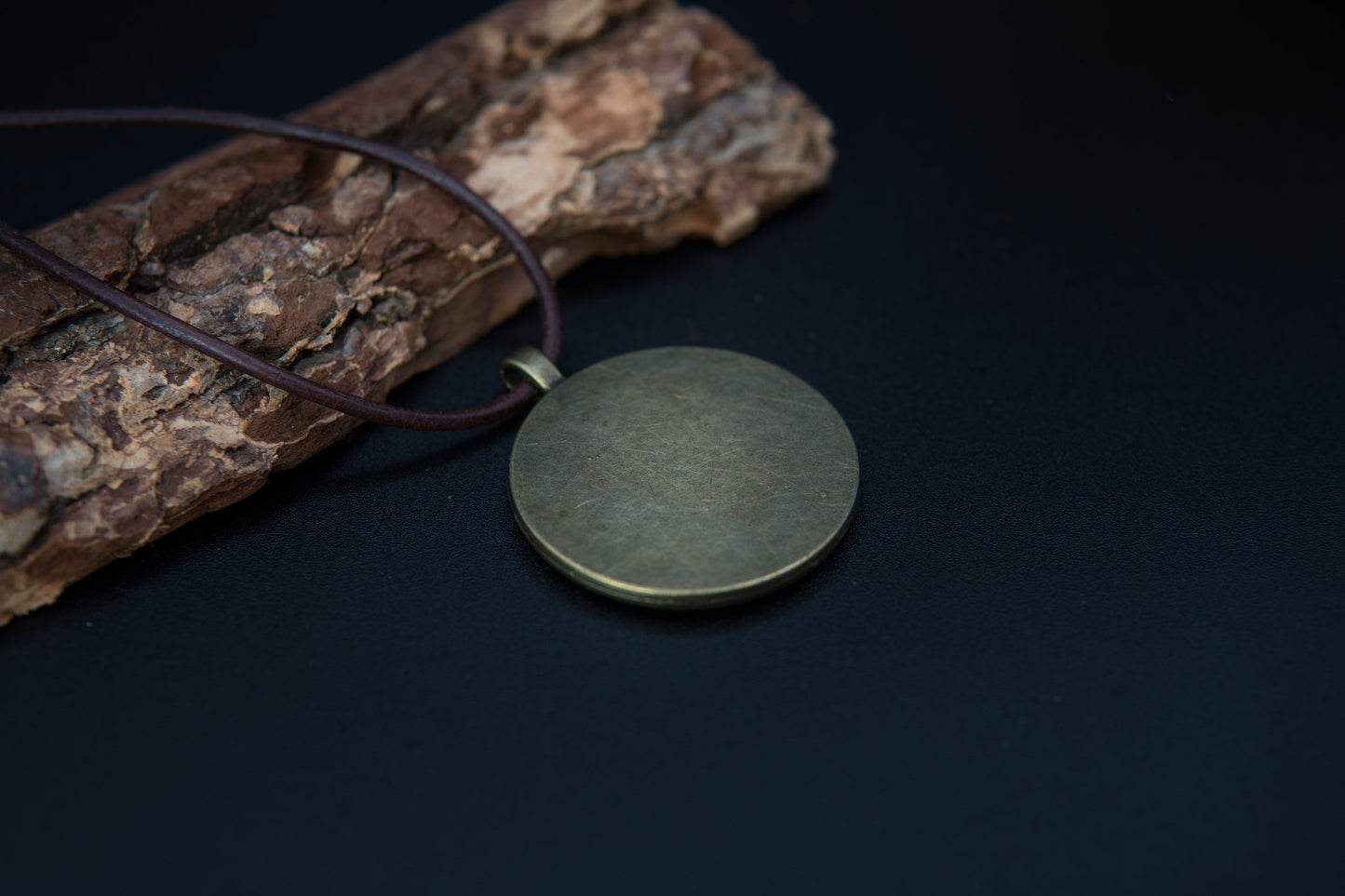 Orgonite Pendant – Flower of Life in Bronze – Talisman for Grounding & Stability