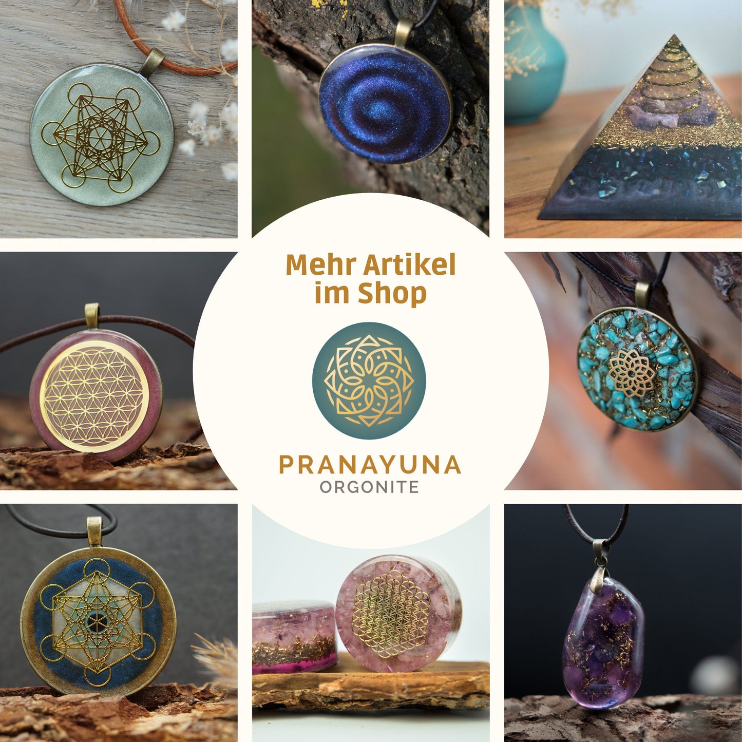 Solarplexus Chakra Orgonit – Energieamulett für Stärke & Selbstbewusstsein