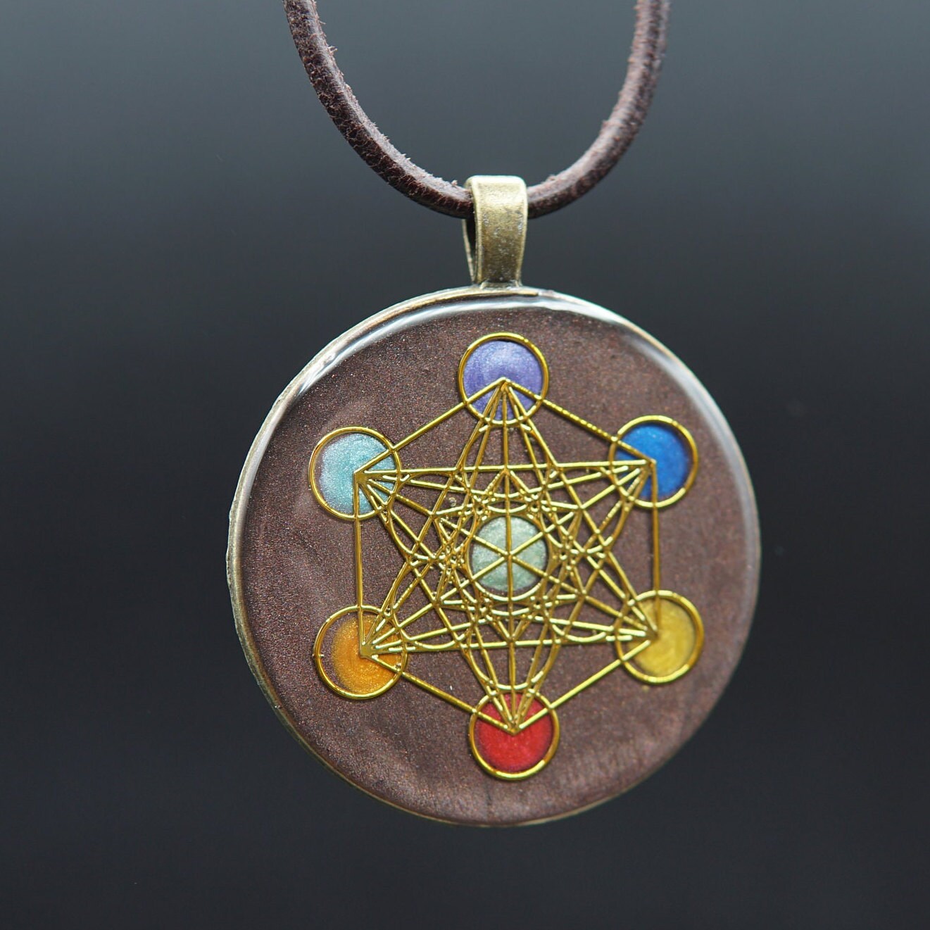 Metatron Orgonite – Chakra Amulet for Balance, Lightwork & Protection