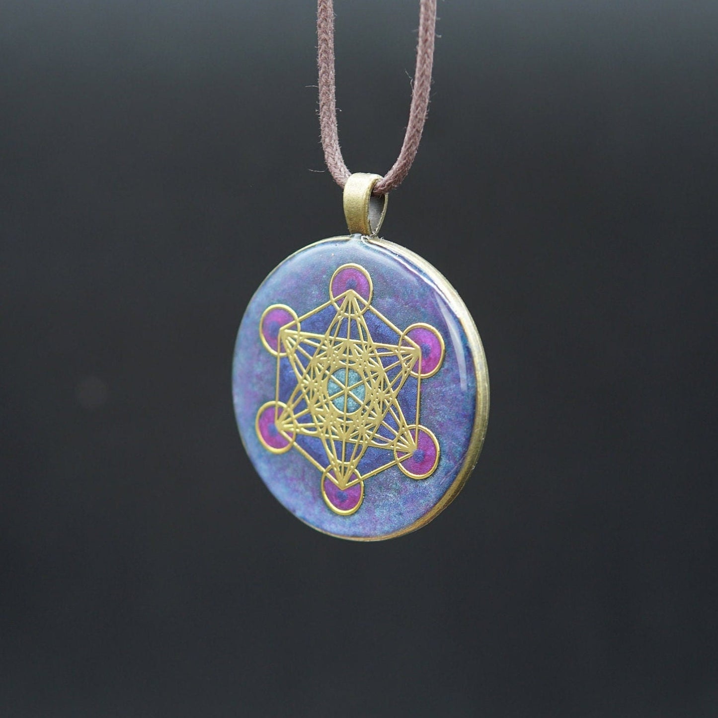Metatron Orgonit Amulett – Spiritueller Schutz für Kronenchakra (Sahasrara)