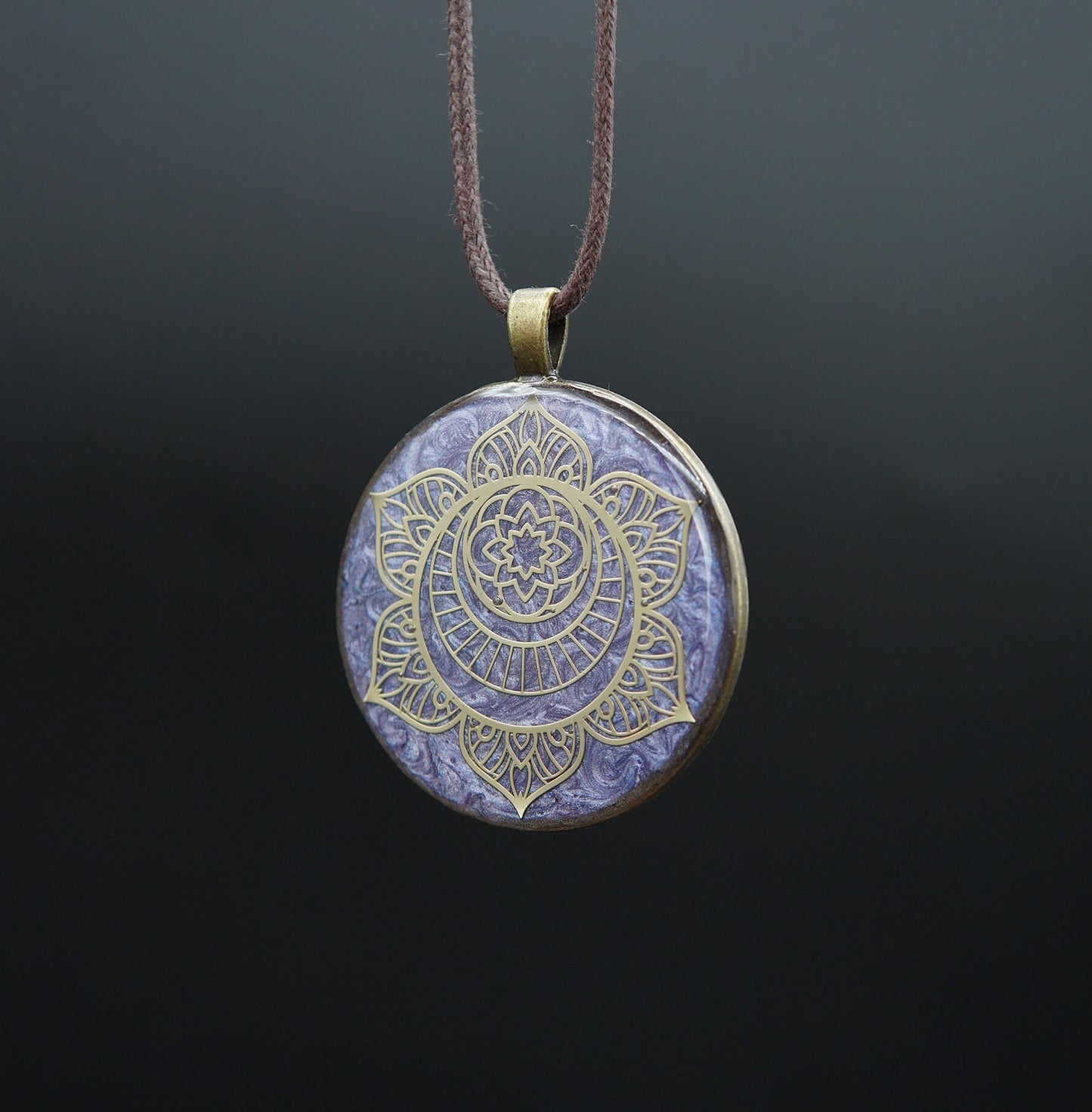 Chakra Mandala Orgonite Amulet – Creativity & Spirituality Energy Talisman Svadhishthana