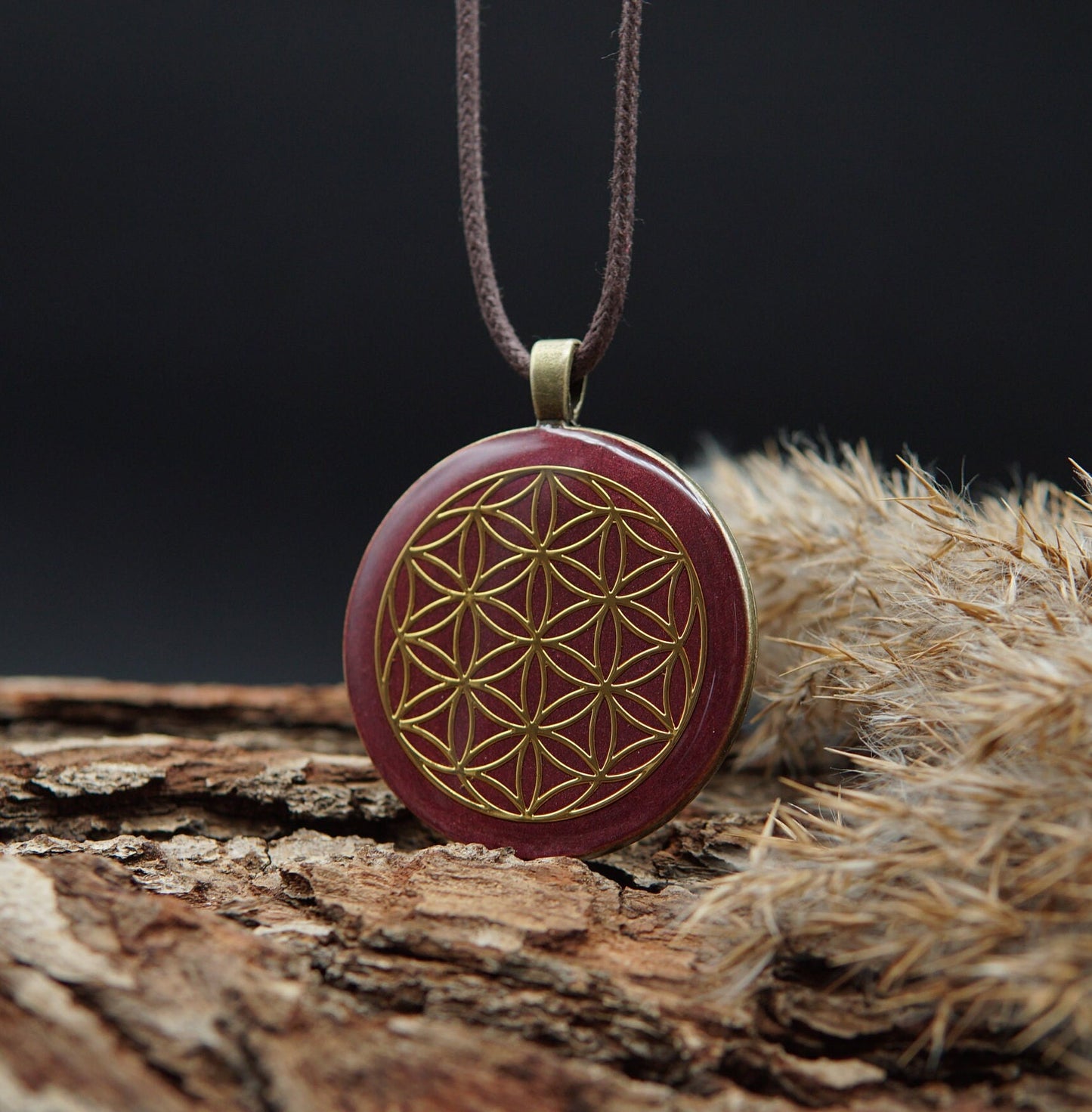 Flower of Life Orgonite – Muladhara Chakra Unisex Talisman Jewelry
