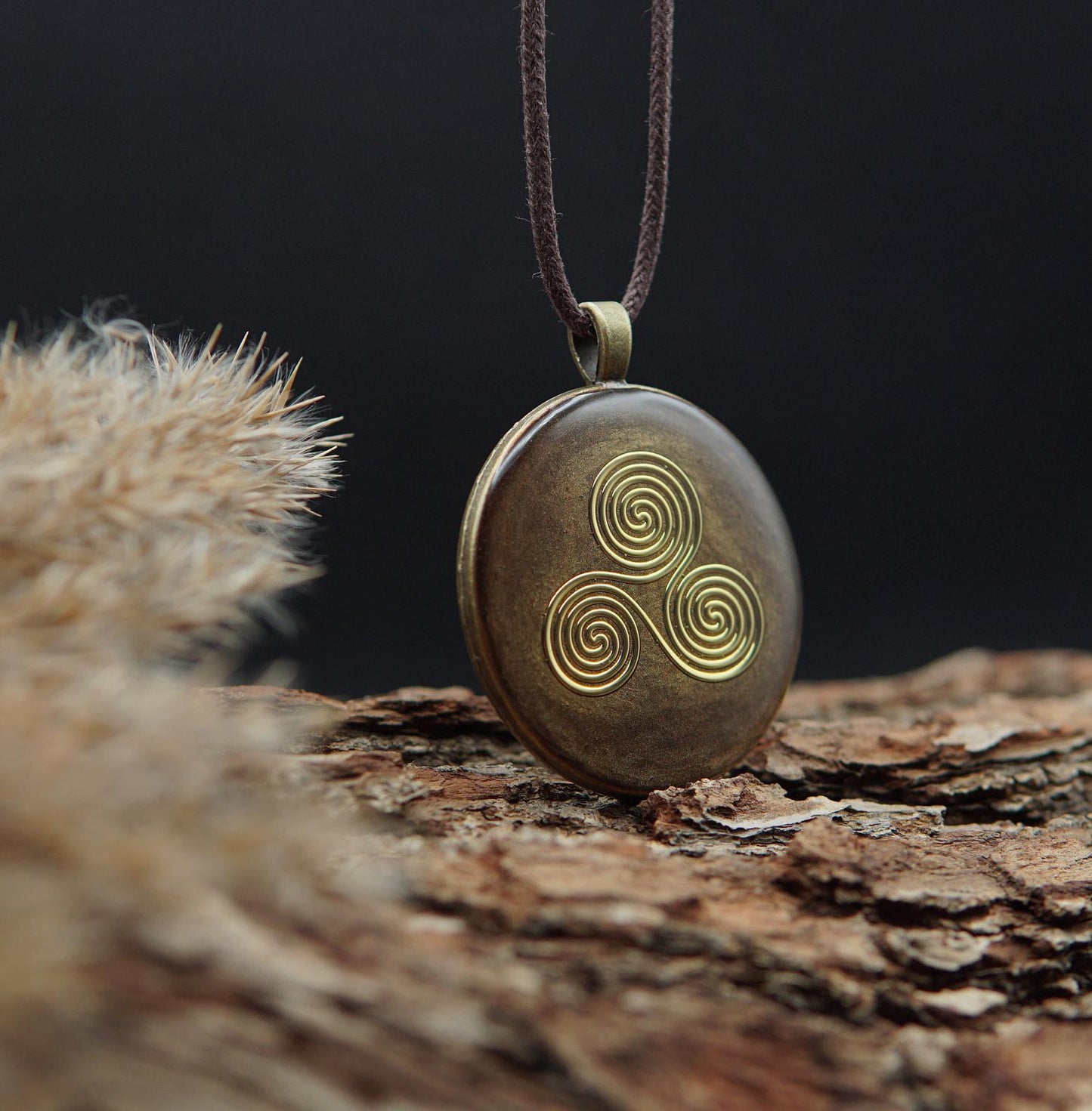 Vishuddha Chakra Orgonit – Blume des Lebens Talisman für klare Kommunikation