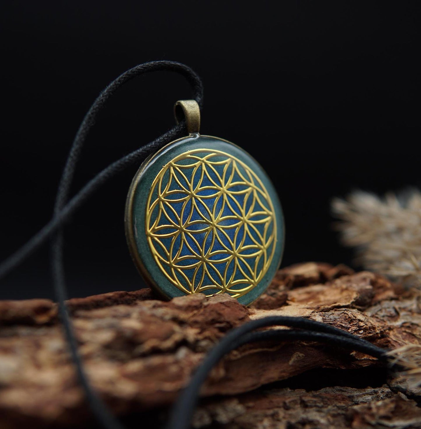 Orgonit Amulett – Blume des Lebens Energieanhänger – Spirituelles Unisex Geschenk
