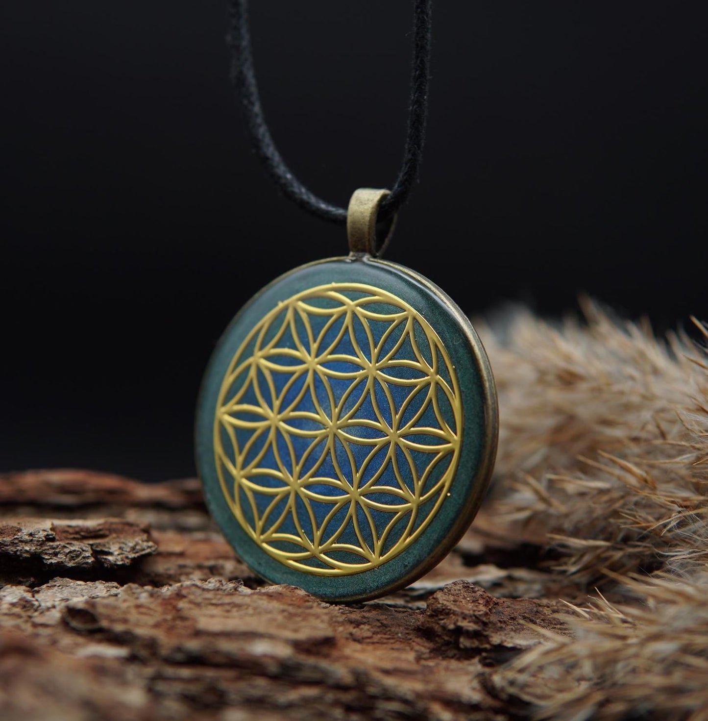 Orgonit Amulett – Blume des Lebens Energieanhänger – Spirituelles Unisex Geschenk