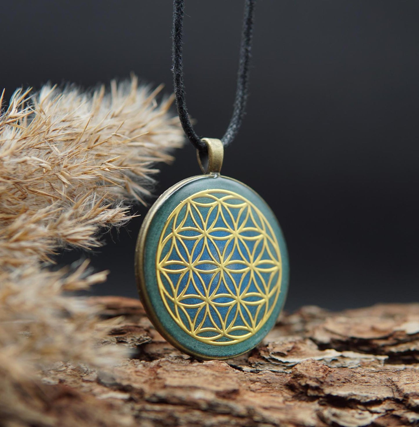 Orgonit Amulett – Blume des Lebens Energieanhänger – Spirituelles Unisex Geschenk
