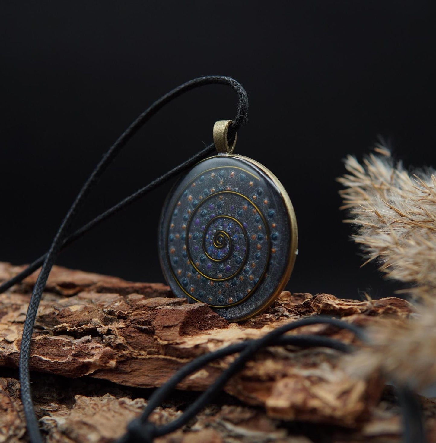 Cosmic Spiral Orgonite – Jewelry for Nature Connection & Balance