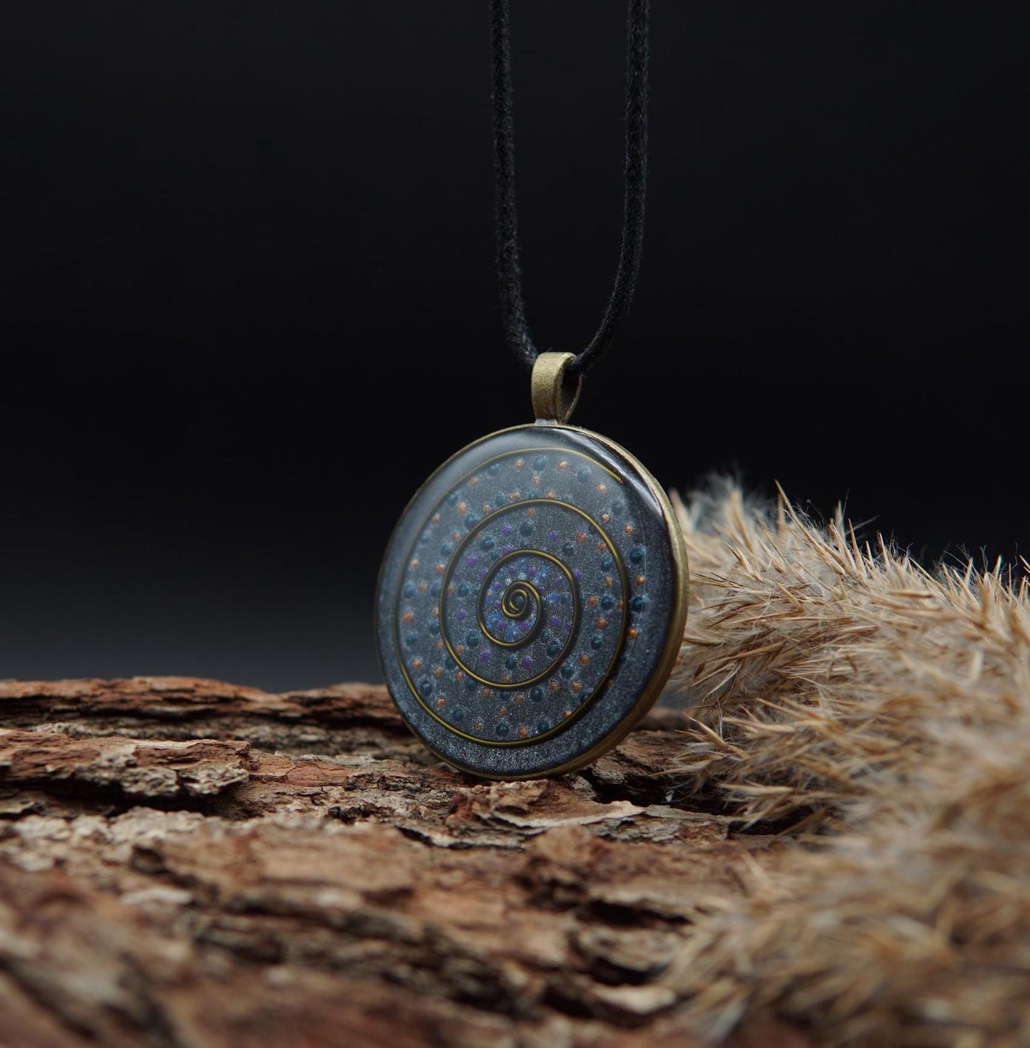Cosmic Spiral Orgonite – Jewelry for Nature Connection & Balance