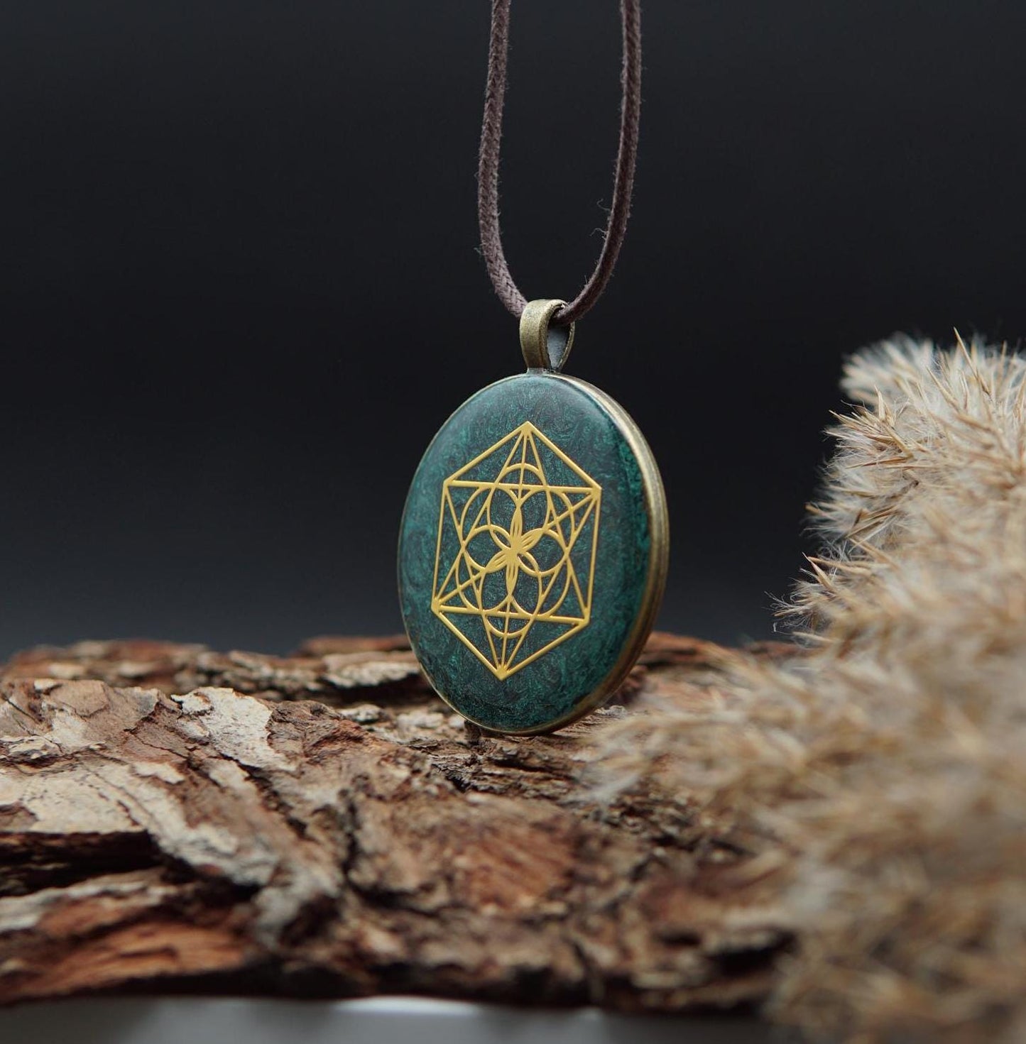 Saat des Lebens Orgonit – Harmonie & Einheit Energieanhänger – Unisex Geschenk