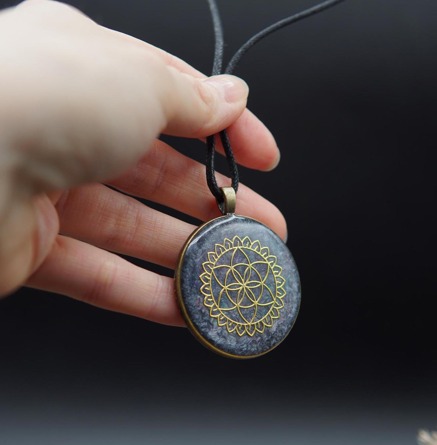 Saat des Lebens Orgonit Anhänger – Harmonie & Einheit Unisex Geschenk