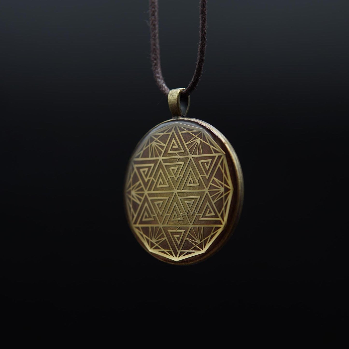 Hexagram Orgonit Amulett – Schutz & Feng Shui Energieanhänger