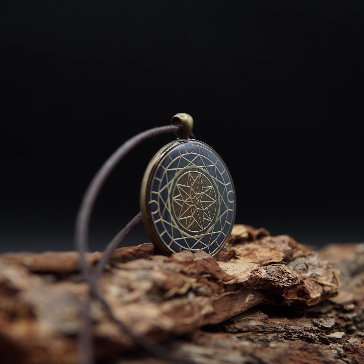 Orgonit Amulett Sternenquelle – Heiliger Geometrie Schutz & Energie Talisman