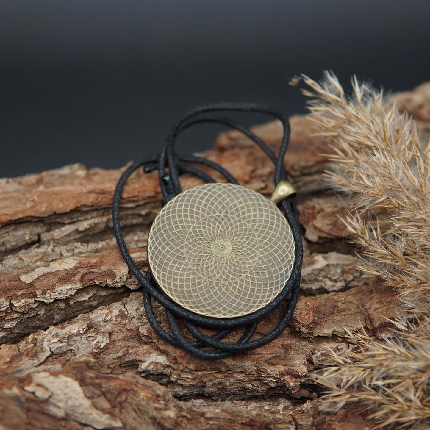 Energy amulet made of orgonite – handmade unique piece with strong protective effect