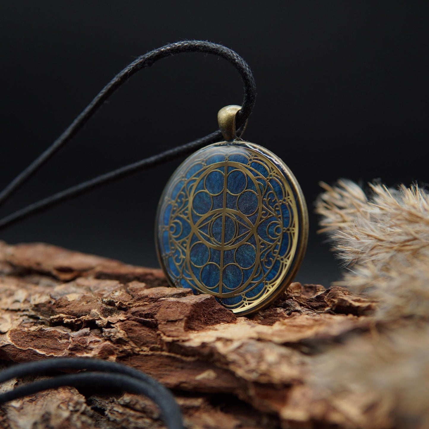 Orgonit Amulett – Schutzamulett mit heiliger Geometrie & Edelsteinen