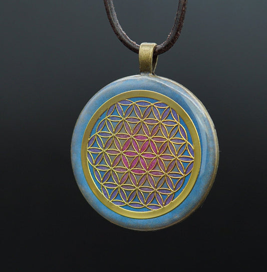 Blume des Lebens Orgonit – Talisman für Fokus, Lichtarbeit & Klarheit