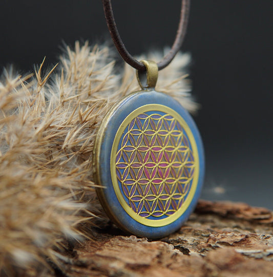 Blume des Lebens Orgonit – Talisman für Fokus, Lichtarbeit & Klarheit