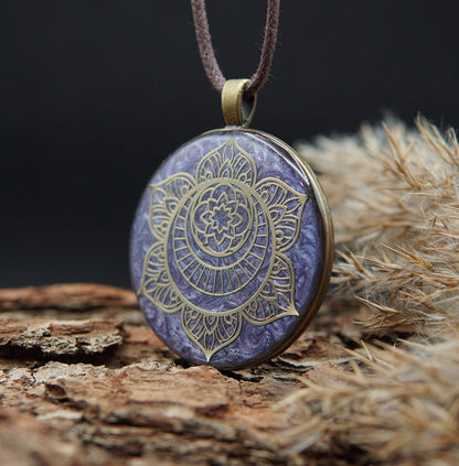 Chakra Mandala Orgonite Amulet – Creativity &amp; Spirituality Energy Talisman Svadhishthana