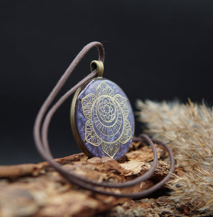 Chakra Mandala Orgonite Amulet – Creativity &amp; Spirituality Energy Talisman Svadhishthana