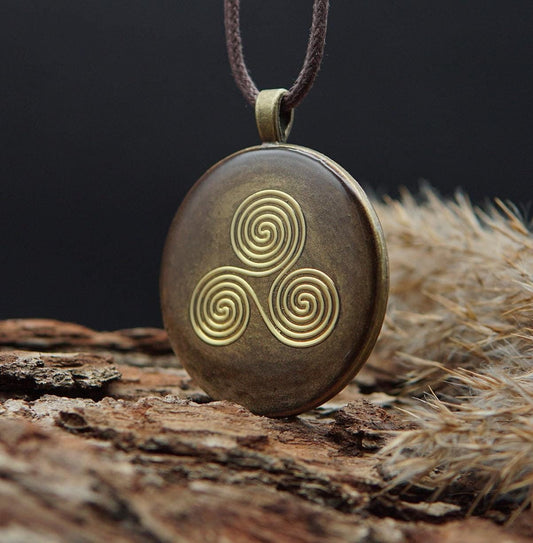 Vishuddha Chakra Orgonit – Blume des Lebens Talisman für klare Kommunikation