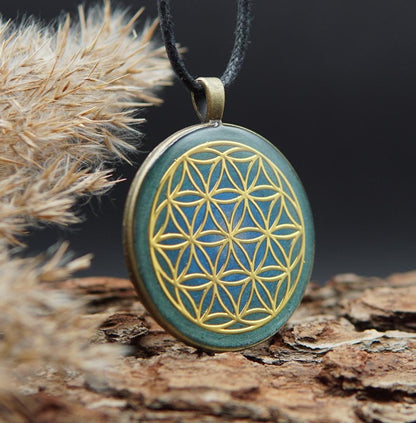 Orgonit Amulett – Blume des Lebens Energieanhänger – Spirituelles Unisex Geschenk