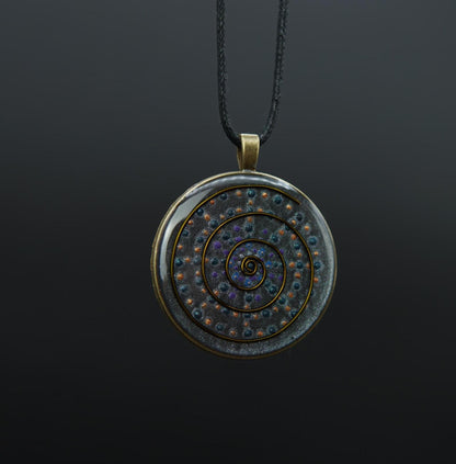 Cosmic Spiral Orgonite – Jewelry for Nature Connection &amp; Balance