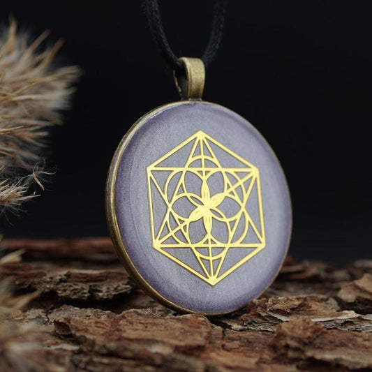 Saat des Lebens Amulett – Orgonit Energieanhänger für Ausgleich & Einheit