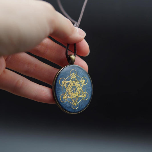 Metatron Symbol Orgonit – Spiritueller Schmuck für Schutz & Lichtarbeit