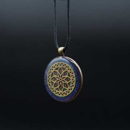 Mandala Orgonit Amulett – Talisman für Schutz & spirituelle Energie
