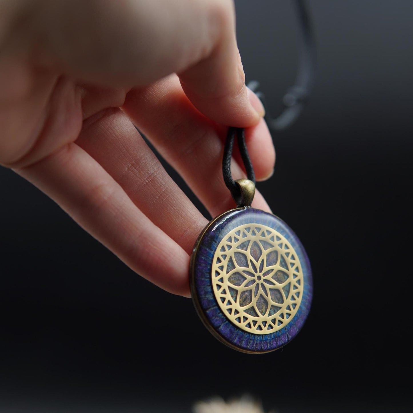 Mandala Orgonit Amulett – Talisman für Schutz & spirituelle Energie