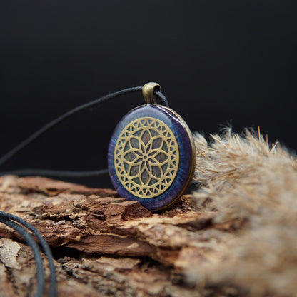Mandala Orgonit Amulett – Talisman für Schutz & spirituelle Energie