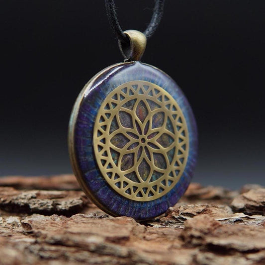 Mandala Orgonit Amulett – Talisman für Schutz & spirituelle Energie