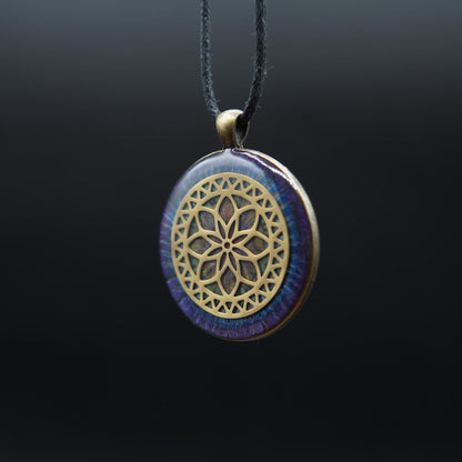 Mandala Orgonit Amulett – Talisman für Schutz & spirituelle Energie