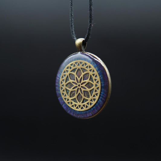 Mandala Orgonit Amulett – Talisman für Schutz & spirituelle Energie