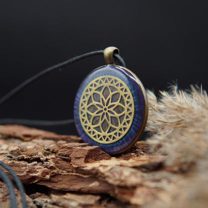Mandala Orgonit Amulett – Talisman für Schutz & spirituelle Energie