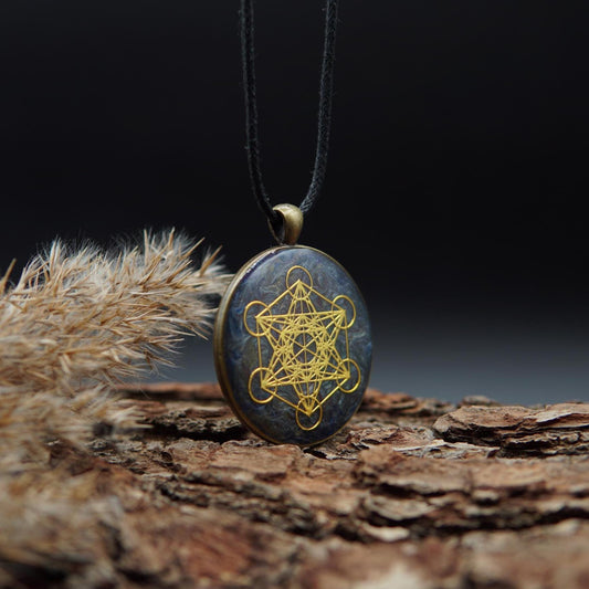 Metatron Symbol Orgonit – Spiritueller Schutz & Lichtarbeit Schmuck